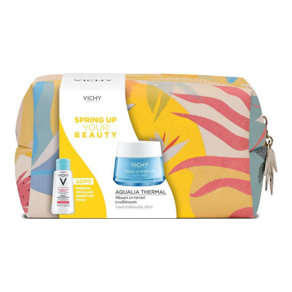 Preview image 1 of Vichy Promo Spring Up Your Beauty Aqualia Thermal Rich Για Ξηρή Επιδερμίδα 50ml + Mineral Micellar Water 100ml + δώρο νεσεσέρ