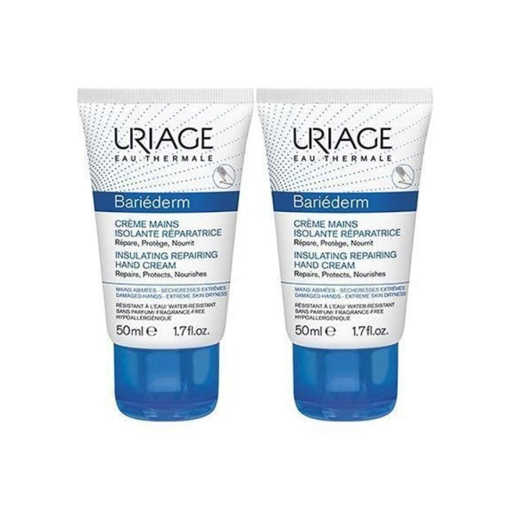 Uriage Bariederm Hand Cream 2x50ml