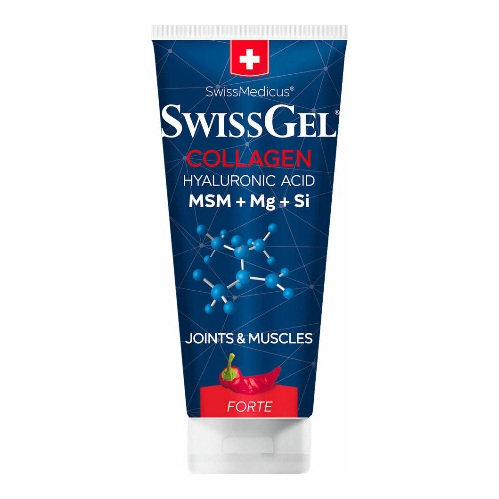Swiss Gel Collagen Forte θερμαντική κρέμα με θαλάσσιο κολλαγόνο και υαλουρονικό 200ml
