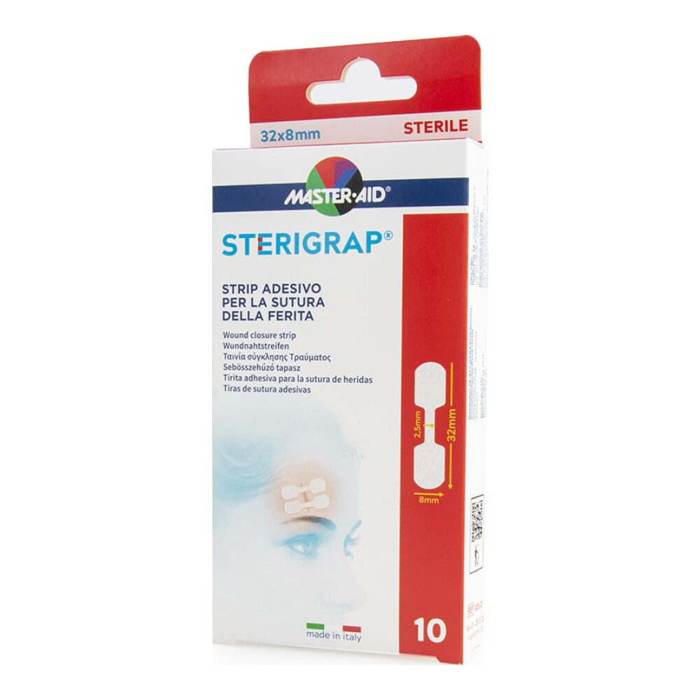 Master Aid Sterigrap Wound Closure Strip (8mm x 32mm) 10strips