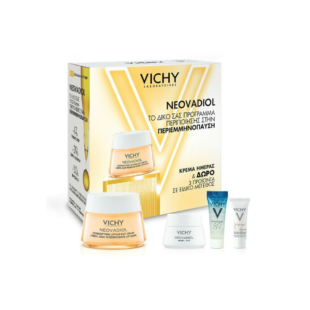 Vichy Neovadiol Περιεμμηνόπαυση 50ml & Neovadiol Night 15ml & Mineral 89 4ml & Capital Soleil UV-Age Daily 3ml