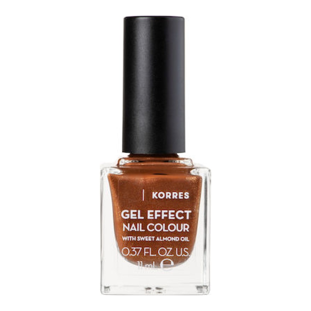 KORRES GEL EFFECT NAIL COLOUR 66(AEGEAN BRONZE) 11ml