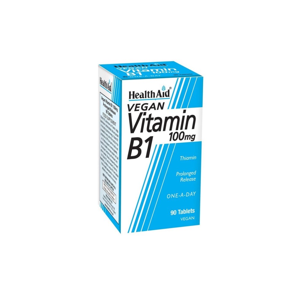 Health Aid Vegan Vitamin B1 100mg 90 Tablets