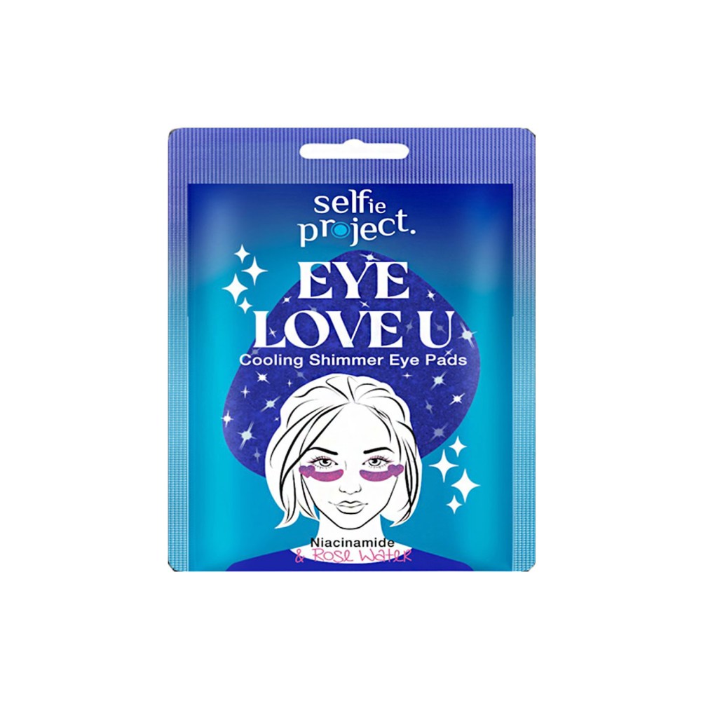 Selfie Project Eye Love U Μάσκα Ματιών για Λάμψη Νύχτας 2τμχ