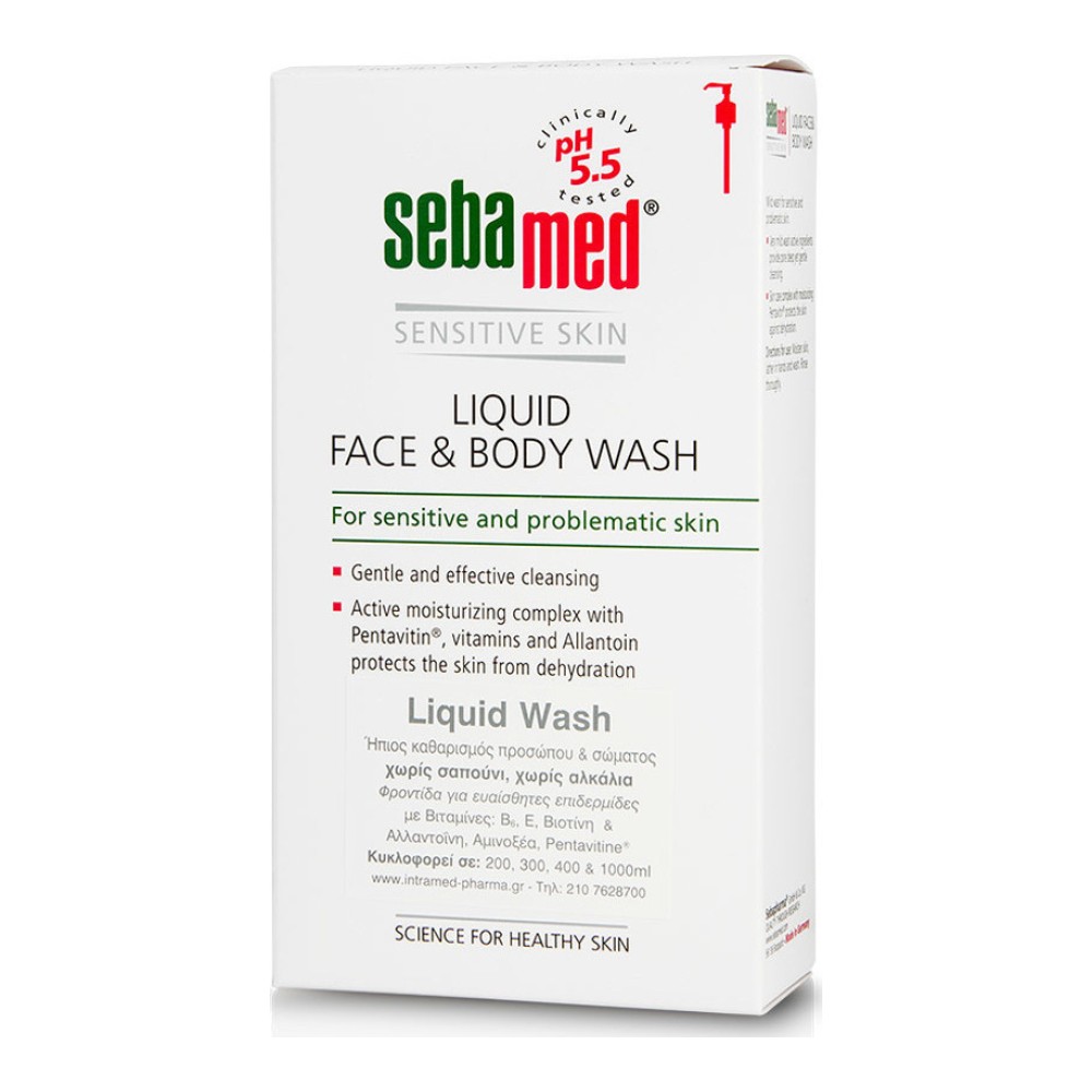 Preview 2 of Sebamed Liquid Face and Body Wash Υγρός Καθαρισμός Προσώπου & Σώματος 300ml