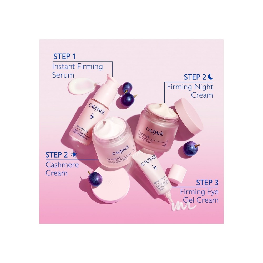 Preview image 2 of Caudalie Resveratrol–lift Κρέμα Προσώπου Ημέρας για Αντιγήρανση & Σύσφιξη 50ml (Refill)