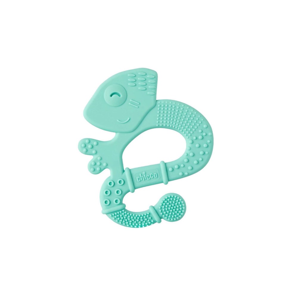Preview 2 of Chicco Κρίκος Οδοντοφυΐας Σιλικόνης Χρώμα Σιέλ Ιγκουάνα 2m+, 1τμχ