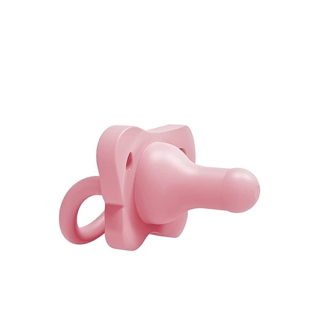 Preview 2 of Dr. Brown's Πιπίλα όλο Σιλικόνη Ροζ (0-6m) 1τμχ