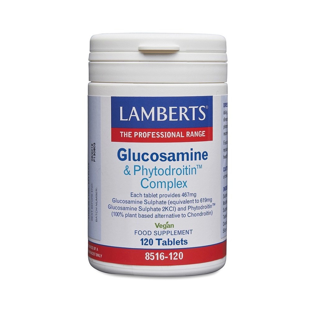 Lamberts Glucosamine & Phytodroitin Complex Συμπλήρωμα για την Υγεία των Αρθρώσεων 120 ταμπλέτες