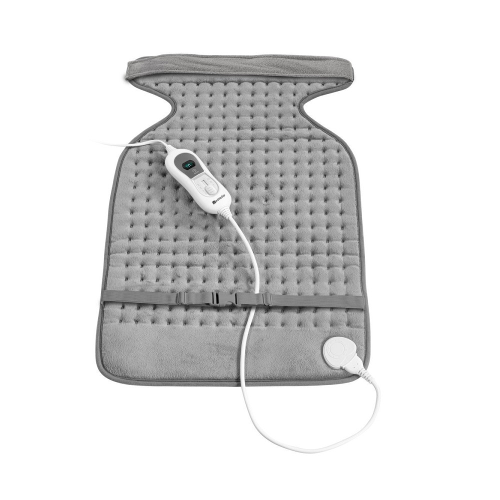 Norditalia Heating Pad Back & Neck Super Soft Ηλεκτρική Θερμοφόρα Αυχένα - Πλάτης Γκρι 63x42εκ 1τμχ