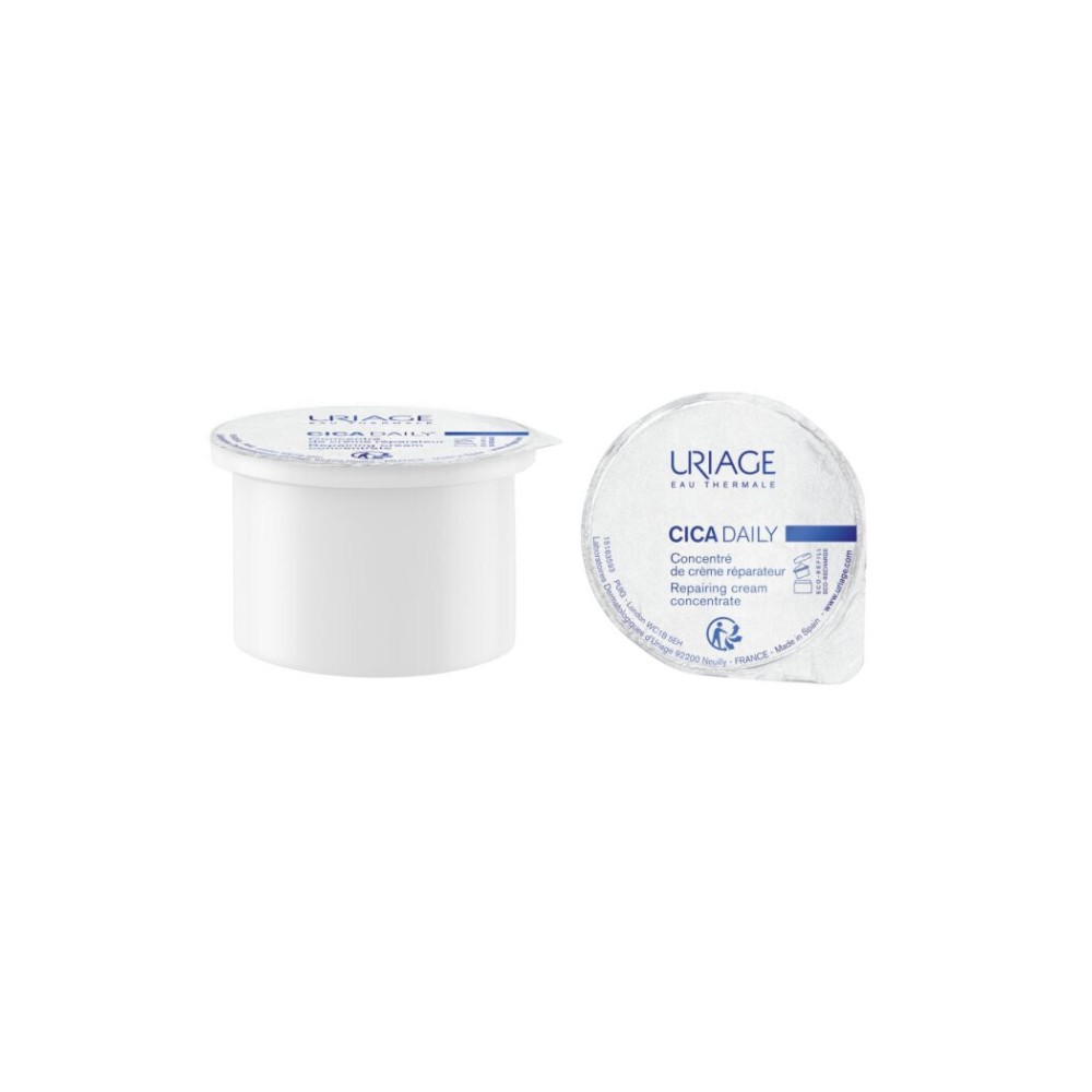 Preview 2 of Uriage Cica Daily Repairing Cream Concentrate Refill, Ενυδατική Κρέμα Επανόρθωσης Ανταλλακτικό 50ml