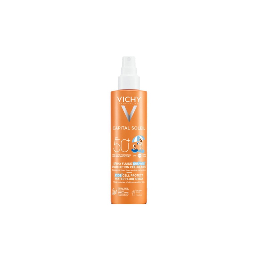 Vichy Capital Soleil Cell Protect Kids SPF50+ Παιδικό Αντηλιακό Spray για Πρόσωπο & Σώμα 200ml