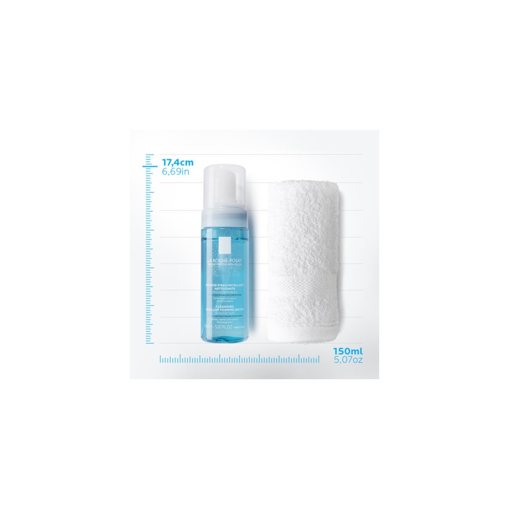 Preview 3 of La Roche Posay Eau Moussant Physiologique Αφρώδες Νερό Καθαρισμού 150ml