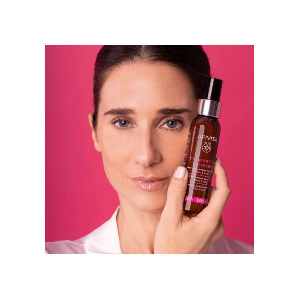 Preview 4 of Apivita Gentle Eye Make-up Remover With Honey & Linden 100ml