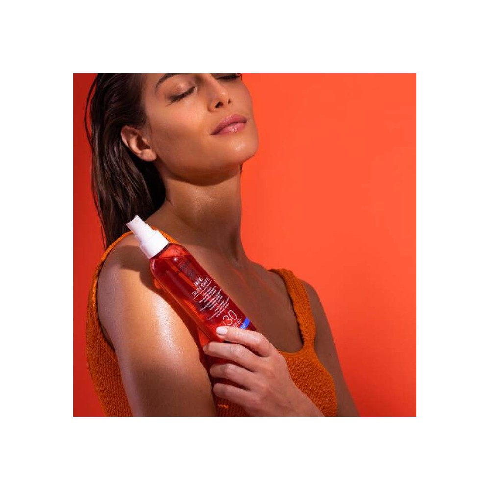 Preview 3 of Apivita Bee Sun Safe Satin Touch Tan Perfecting Body Oil SPF30 Λάδι Σώματος Για Μαύρισμα 200ml