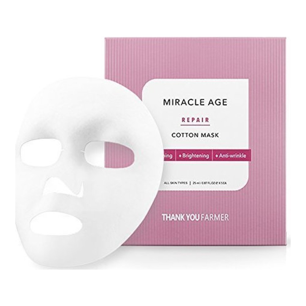 Preview 2 of Thank You Farmer Miracle Age Repair Cotton Mask Μάσκα Θρέψης Προσώπου 1τμχ