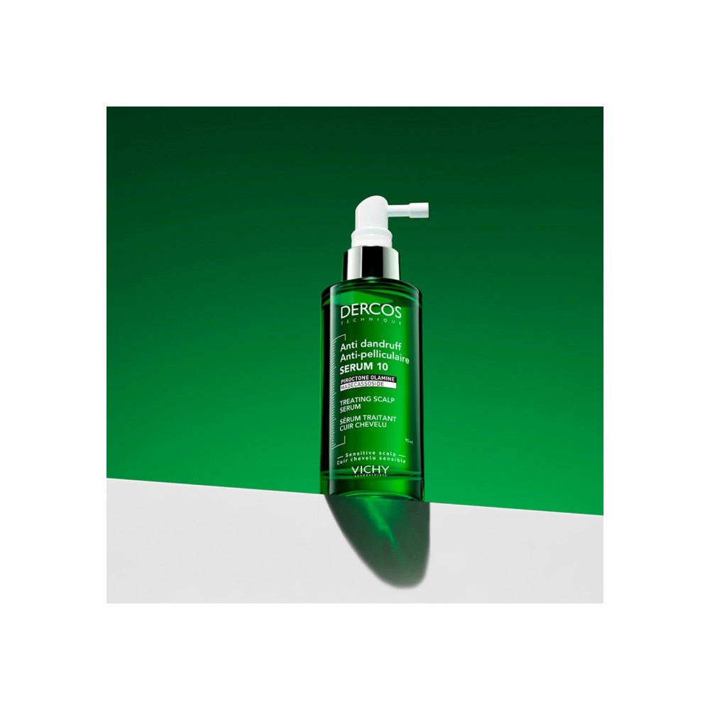 Preview image 2 of Vichy Dercos Anti-dandruff Serum 10 Στοχευμένη αγωγή μαλλιών για δράση στα 10 συμπώματα της πιτυρίδας 90ml
