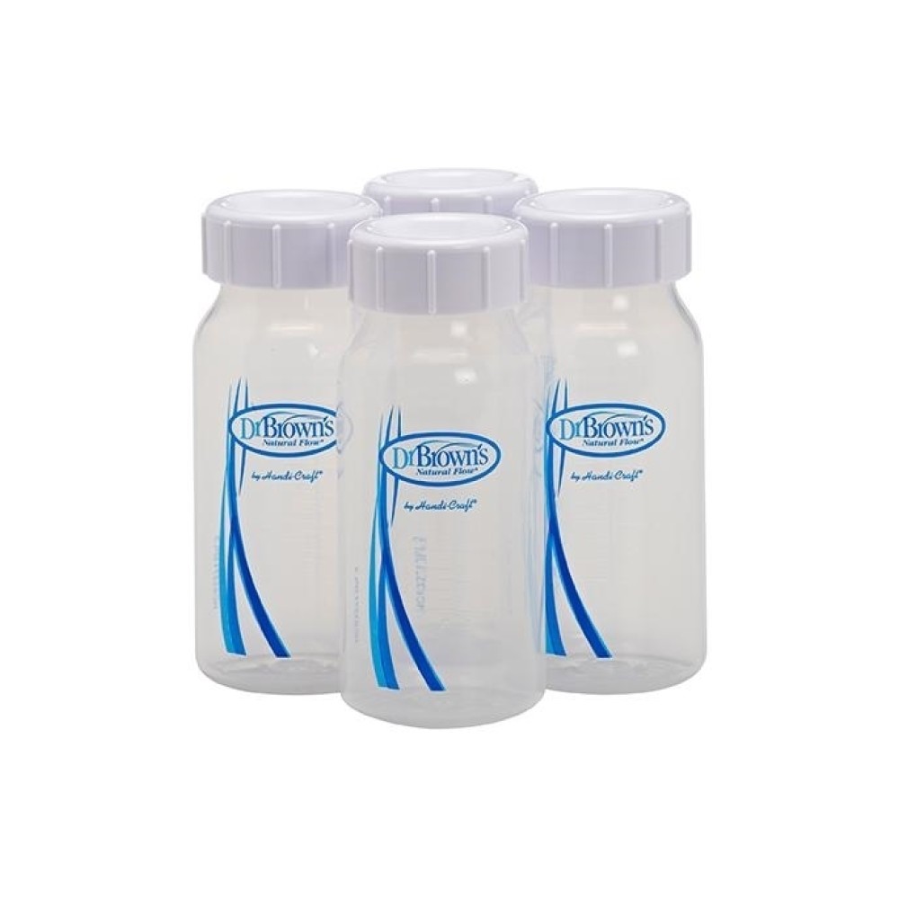 Preview 2 of Dr. Brown s Natural Flow Μπουκάλια Συλλογής Μητρικού Γάλακτος 4Τμχ x 120ml