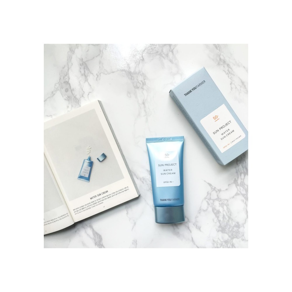 Preview 2 of Thank You Farmer Sun Project Water Sun Cream SPF50+ PA+++ Ενυδατική Αντηλιακή Κρέμα Προσώπου, 50ml