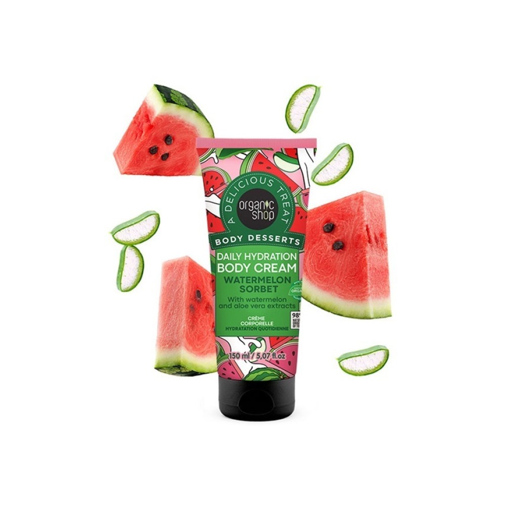 Preview 2 of Organic Shop Body Desserts Body Cream Watermelon Sorbet, Κρέμα Σώματος 150ml