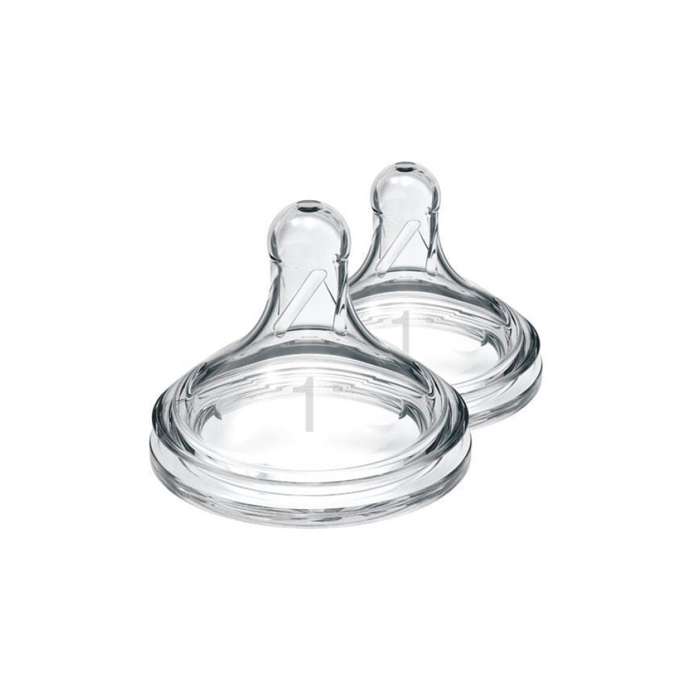 Preview 2 of Dr. Brown' s Θηλές Anti-colic Αργή Ροή επίπεδο 1 για μπιμπερό με φαρδύ λαιμό 0+ μηνών 2τμχ