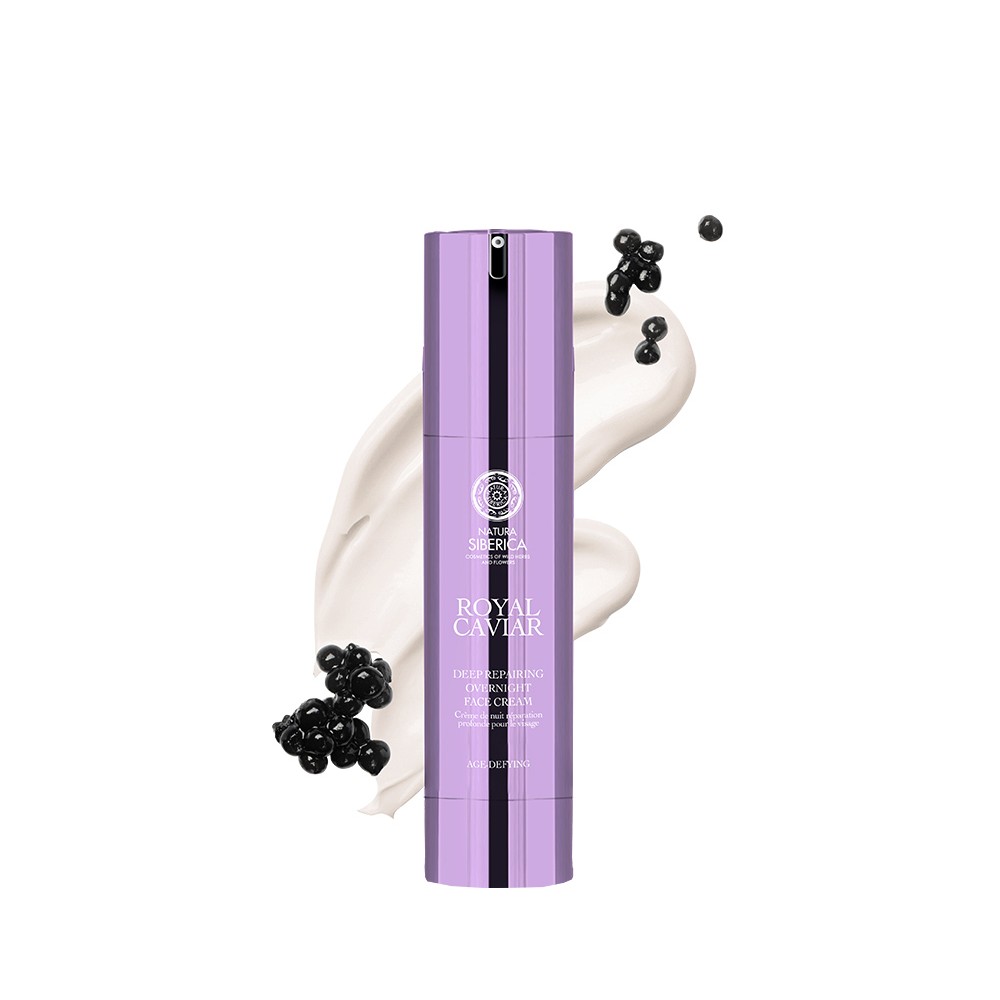 Preview 2 of Natura Siberica Royal Caviar Deep Repairing Overnight Face Cream Κρέμα Νυκτός Ολικής Αναδόμησης 50ml