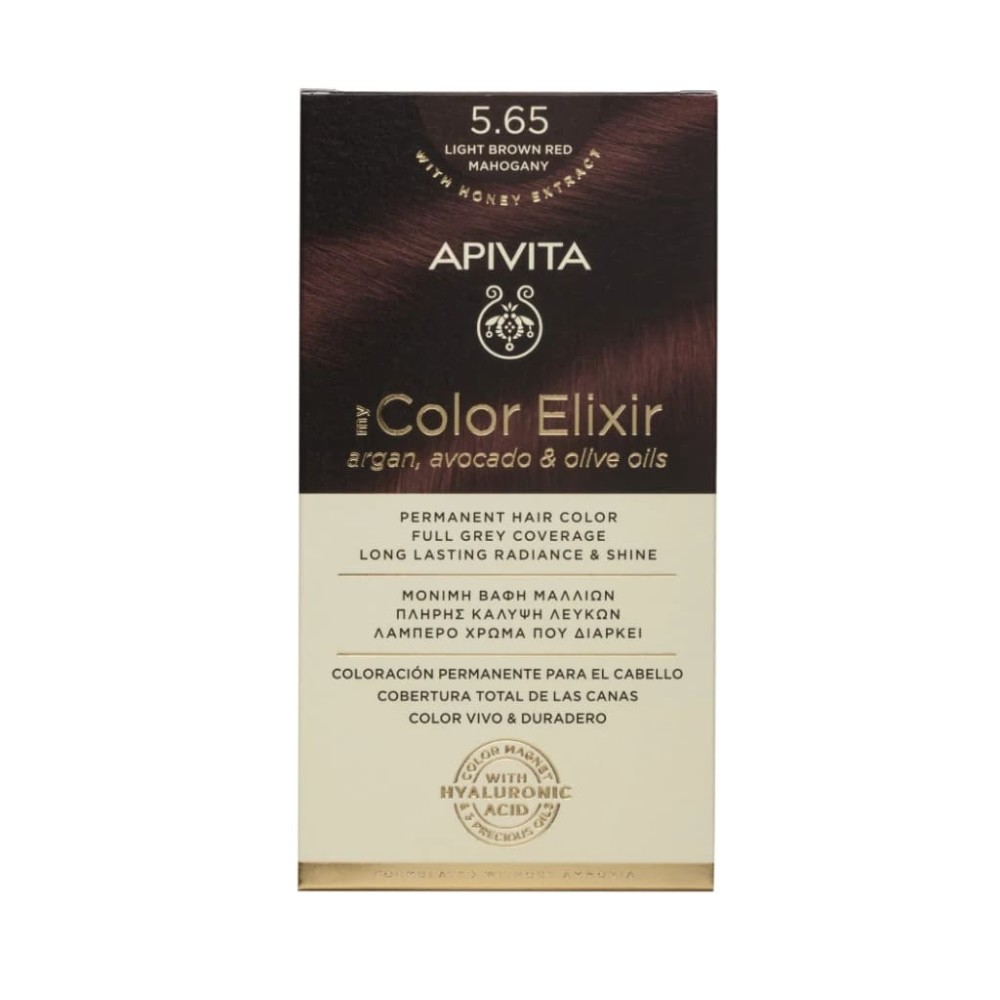 Apivita My Color Elixir N5.65 Light Brown Red Mahogany