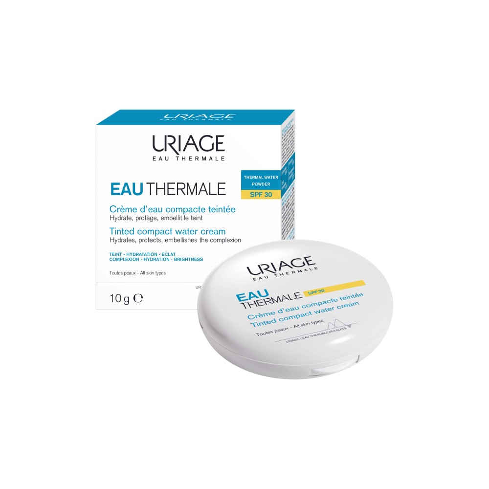 Preview 2 of Uriage Water Cream Tint Compact Κρεμώδης Πούδρα Ενυδάτωσης με Χρώμα και SPF30 10g