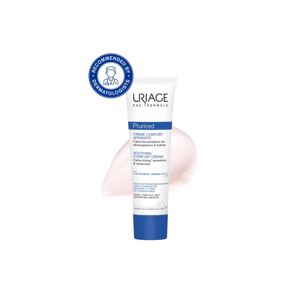 Preview 2 of Uriage Pruriced Soothing Comfort Cream Καταπραϋντική Κρέμα Προσώπου Σώματος Για Ανακούφιση Από Τον Κνησμό 100ml
