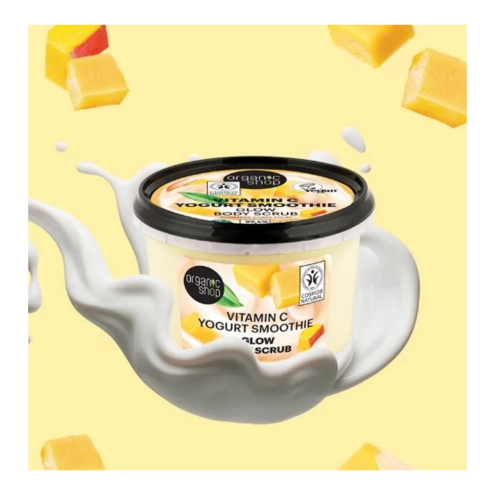 Preview 2 of Natura Siberica Organic Shop Vitamin C Yogurt Smoothie Glow Body Scrub Aπολεπιστικό Σώματος 250ml