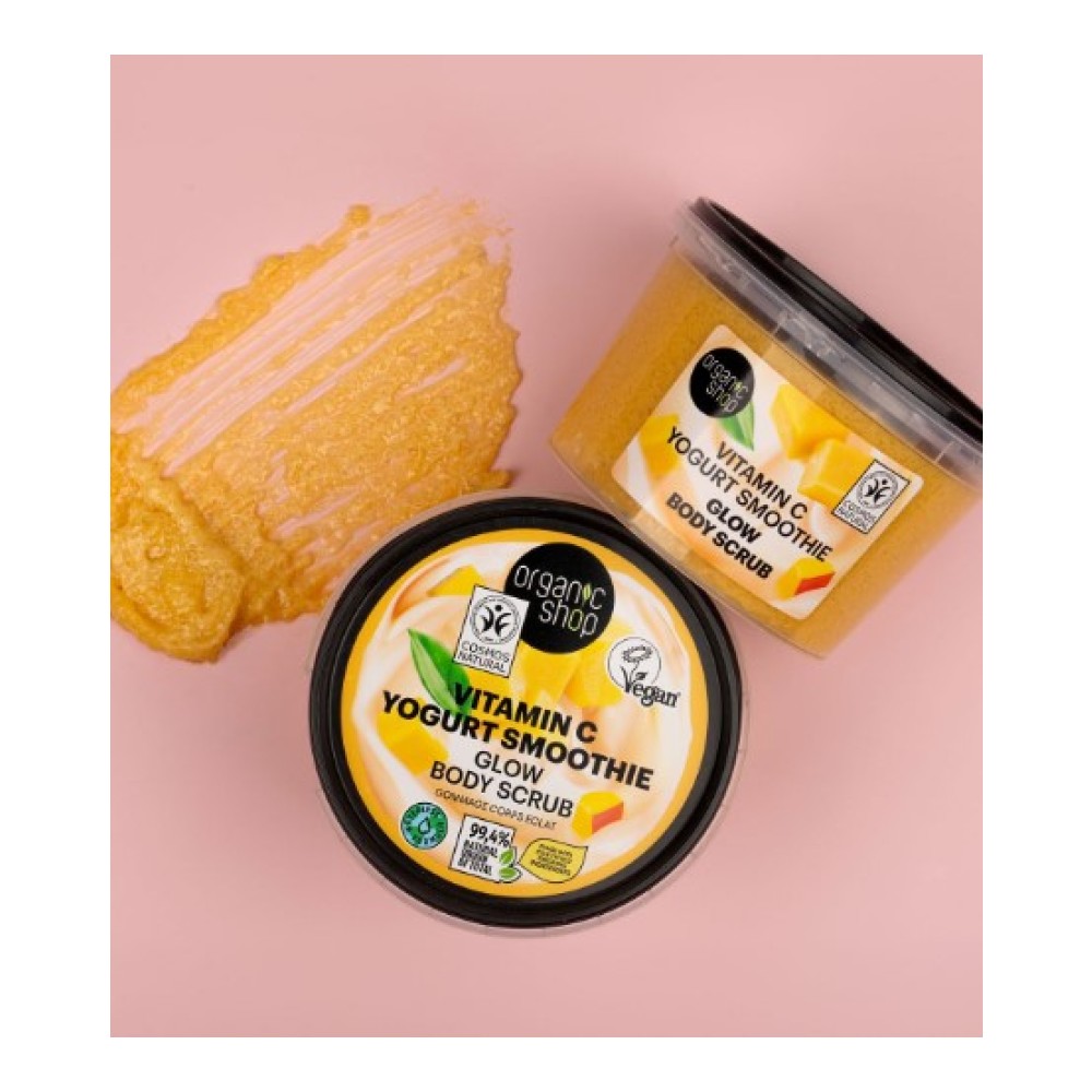Preview 3 of Natura Siberica Organic Shop Vitamin C Yogurt Smoothie Glow Body Scrub Aπολεπιστικό Σώματος 250ml