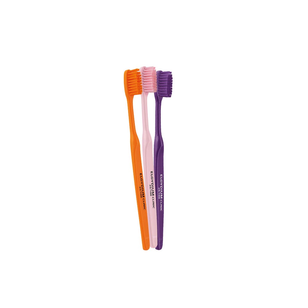 Με αγορές οδοντόκρεμων Elgydium Antiplaque και MultiAction αξίας 10€ και άνω, Δώρο Elgydium Clinic Semi-Hard 25/100 Οδοντόβουρτσα 1τμχ