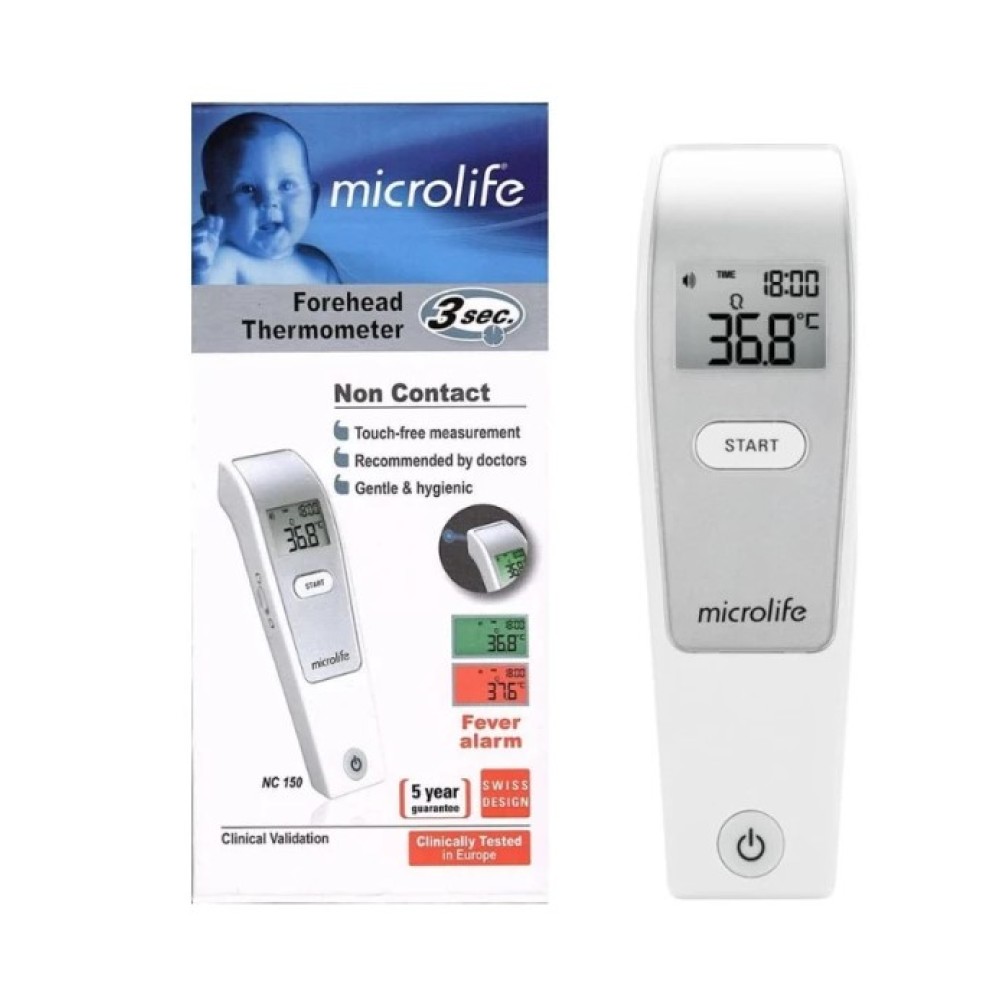 Preview 2 of Microlife, Non Contact NC150, Ψηφιακό Θερμόμετρο Μετώπου με Υπέρυθρες Ακτίνες