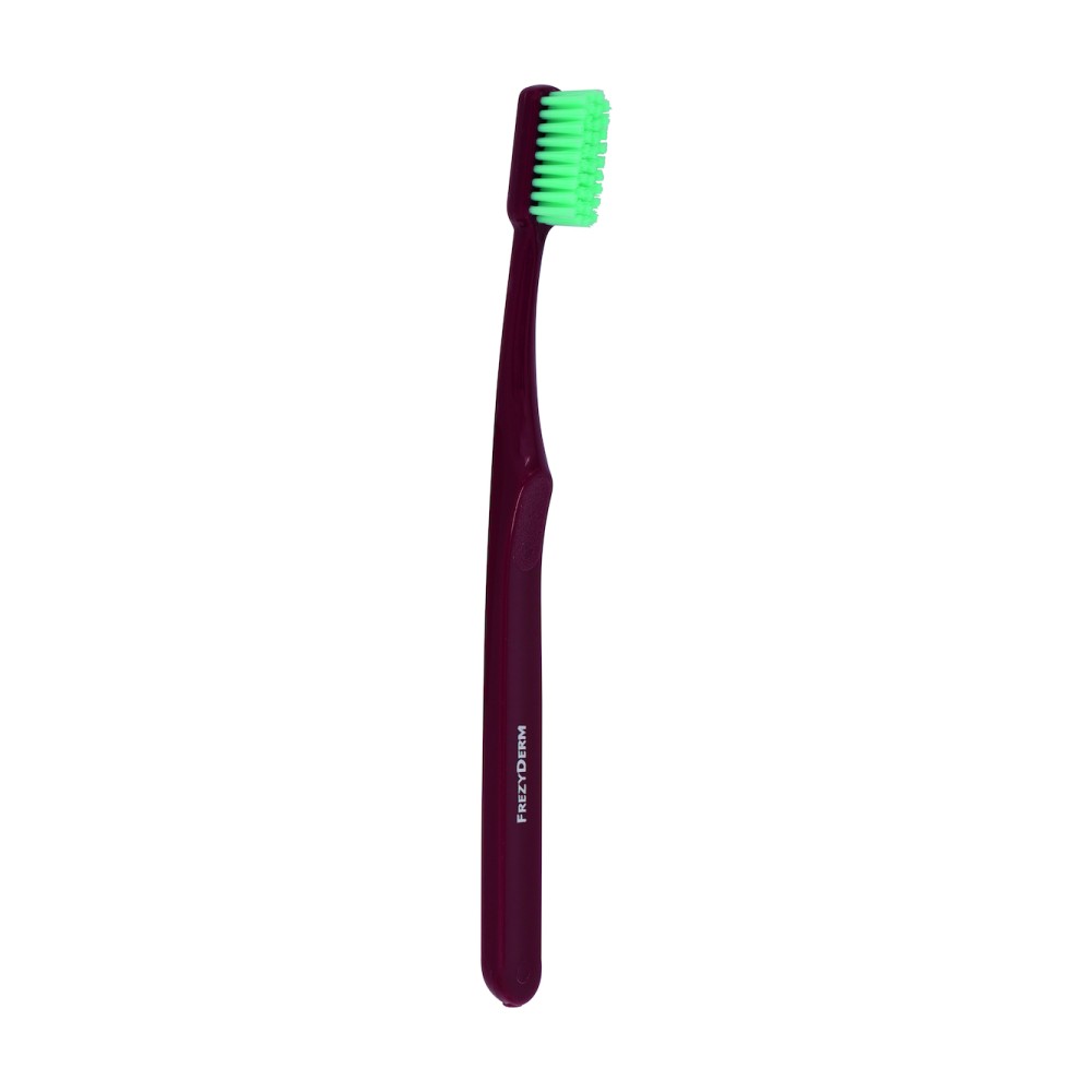Preview 2 of Frezyderm Toothbrush Soft Mαλακή Οδοντόβουρτσα για Ενήλικες Μπορντό, 1τεμ