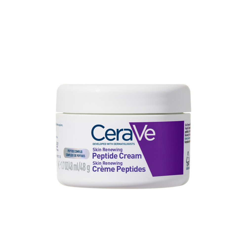 Cerave Skin Renewing 48ωρη Κρέμα Προσώπου για Ενυδάτωση & Ανάπλαση με Ceramides & Πεπτίδια 48gr