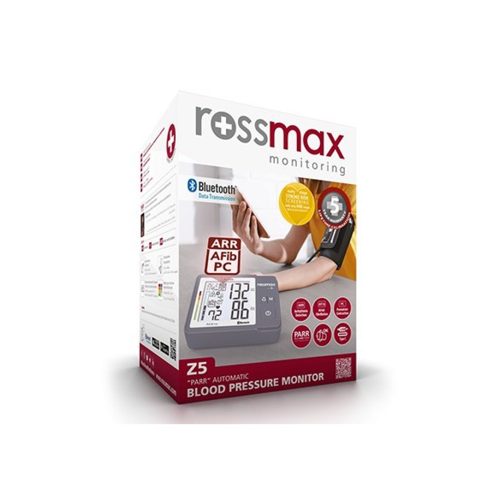 Preview 2 of Rossmax Ζ5 PARR ψηφιακό πιεσόμετρο μπράτσου με ανίχνευση αρρυθμίας & Bluetooth