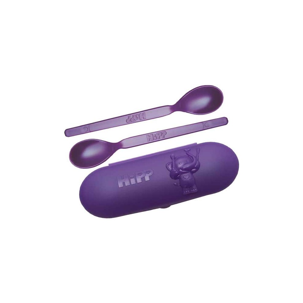 Με κάθε αγορά 6 τεμαχίων φρουτόκρεμας ή γευμάτος Hipp, Δώρο 1 θήκη με κουταλάκια Hipp