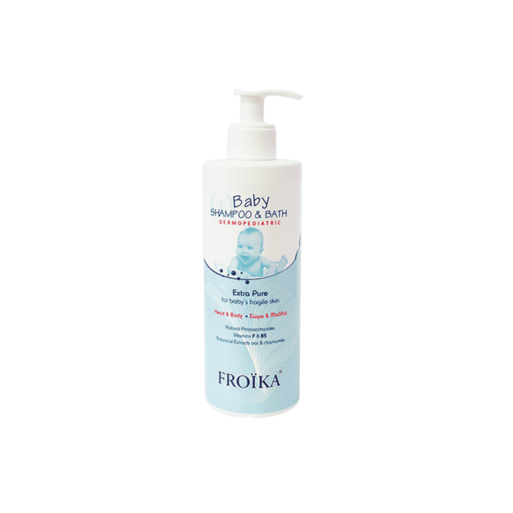 Froika Βaby Shampoo & Bath, Καθημερινό Βρεφικό Αφρόλουτρο & Σαμπουάν 400ml