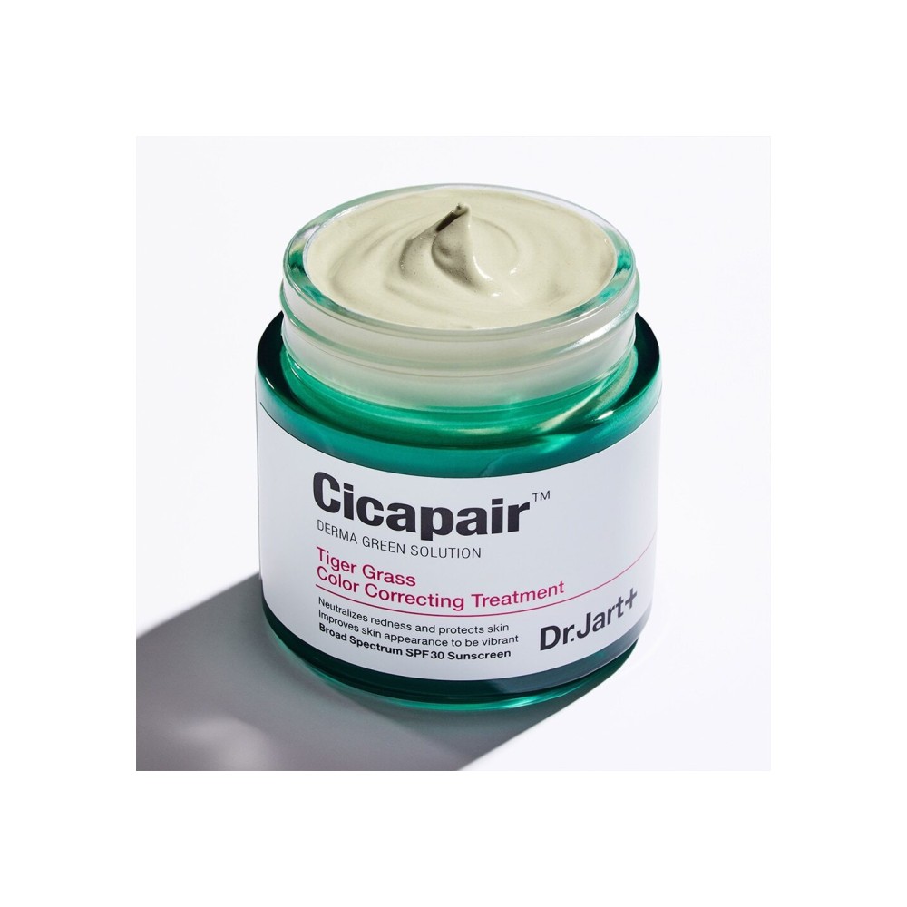 Preview 2 of Dr. Jart+ Cicapair Tiger Grass Color Correcting Treatment Κρέμα Προσώπου Ημέρας για Ευαίσθητες Επιδερμίδες κατά της Ερυθρότητας, 15ml