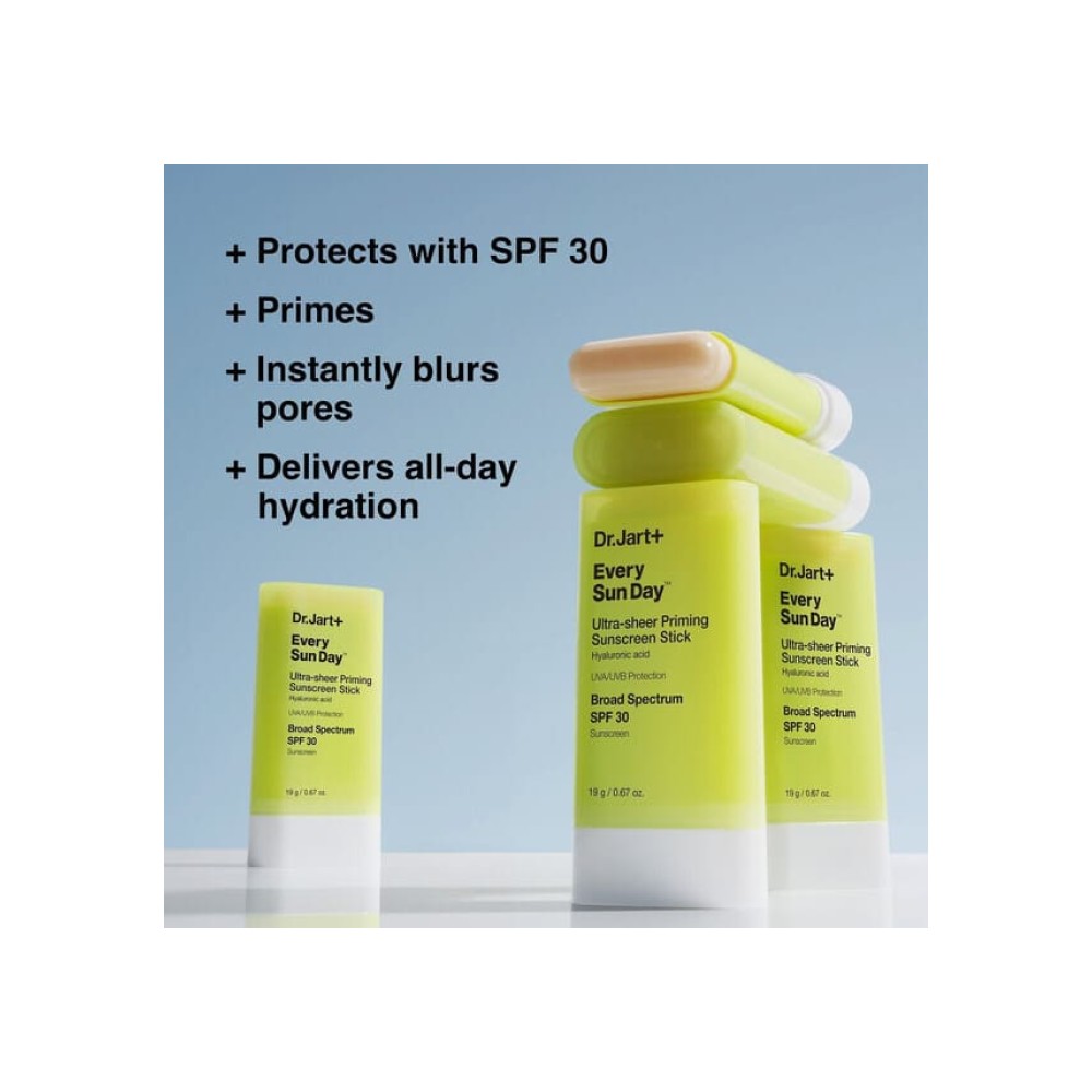 Preview 3 of Dr.Jart+ Every Sun Day Ultra-Sheer Priming Sunscreen Stick SPF30, Αντιηλιακό Προσώπου σε Στικ 19gr