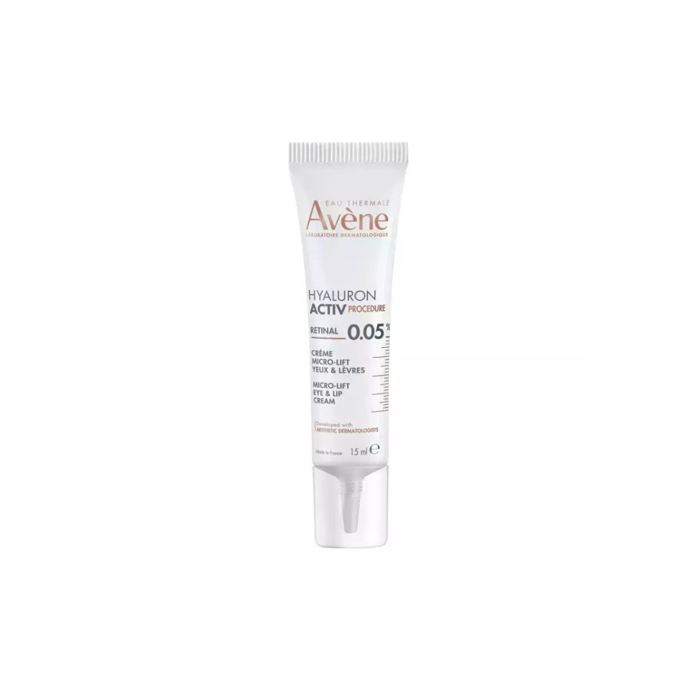 Avene Hyaluron Activ Procedure Retinal 0.05% Micro Lift Κρέμα Ματιών & Χειλιών 15ml