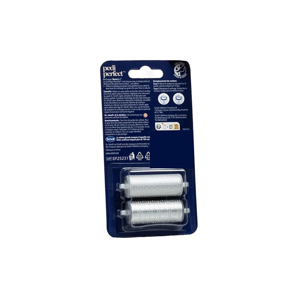 Preview 2 of Scholl Pedi Perfect Recharge NanoTech Replacement Head 2 Τεμάχια