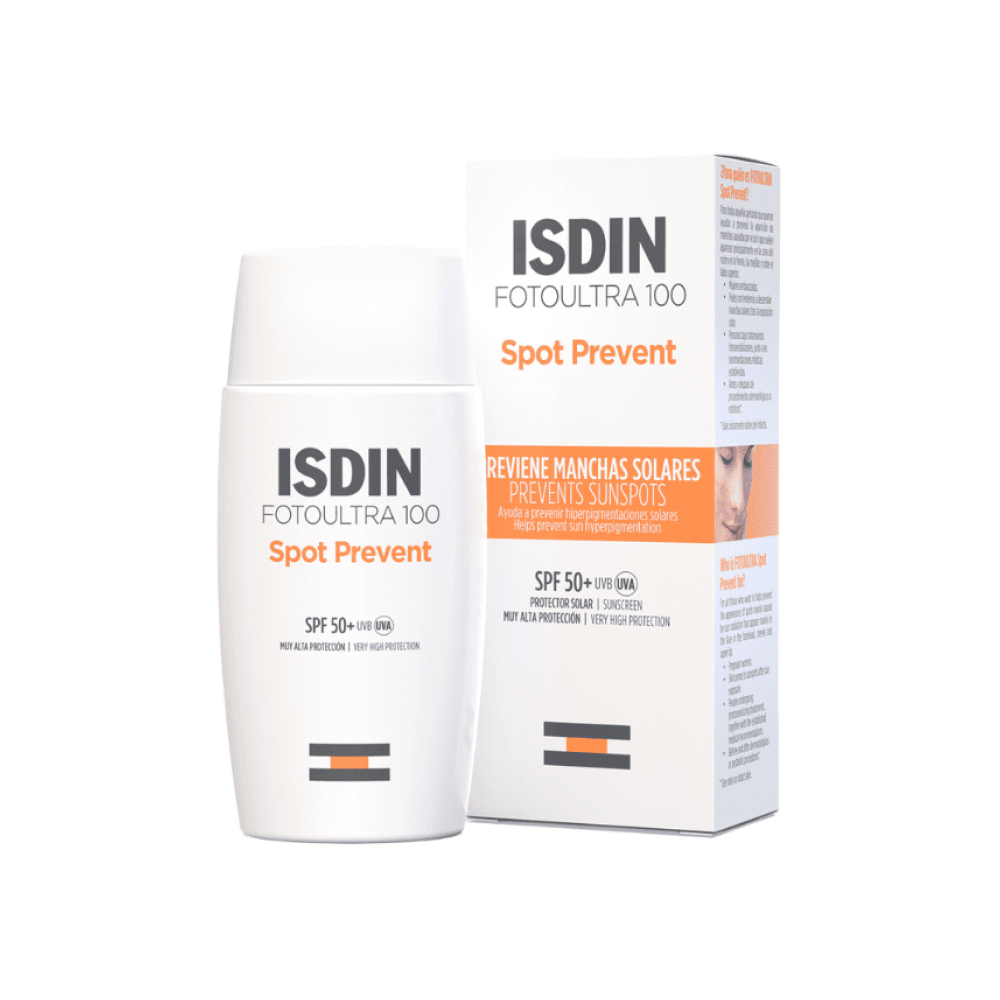 Isdin Foto Ultra 100 Spot Prevent Fusion Fluid Face Sunscreen SPF 50+
