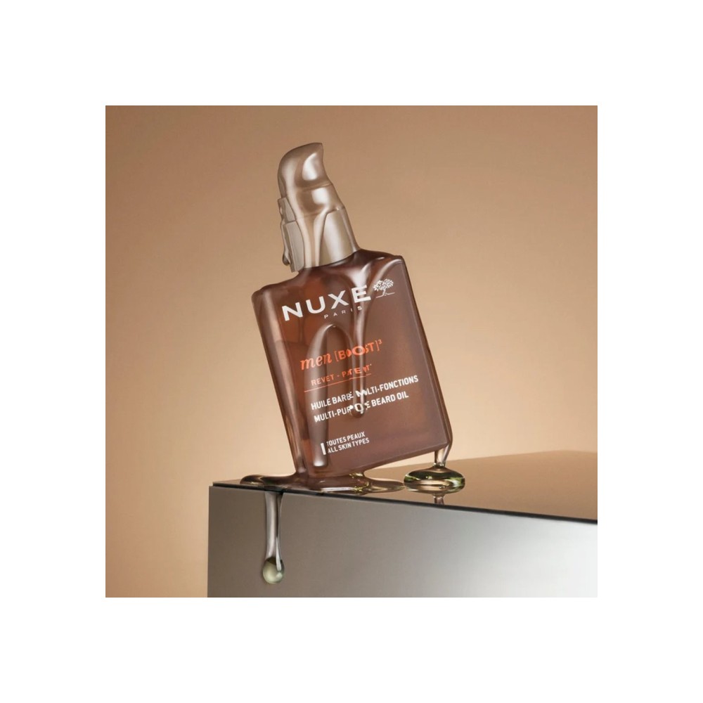 Preview 2 of Nuxe Men Boost Multi-Purpose Beard Oil Ξηρό Έλαιο για Γένια & Μουστάκι 30ml