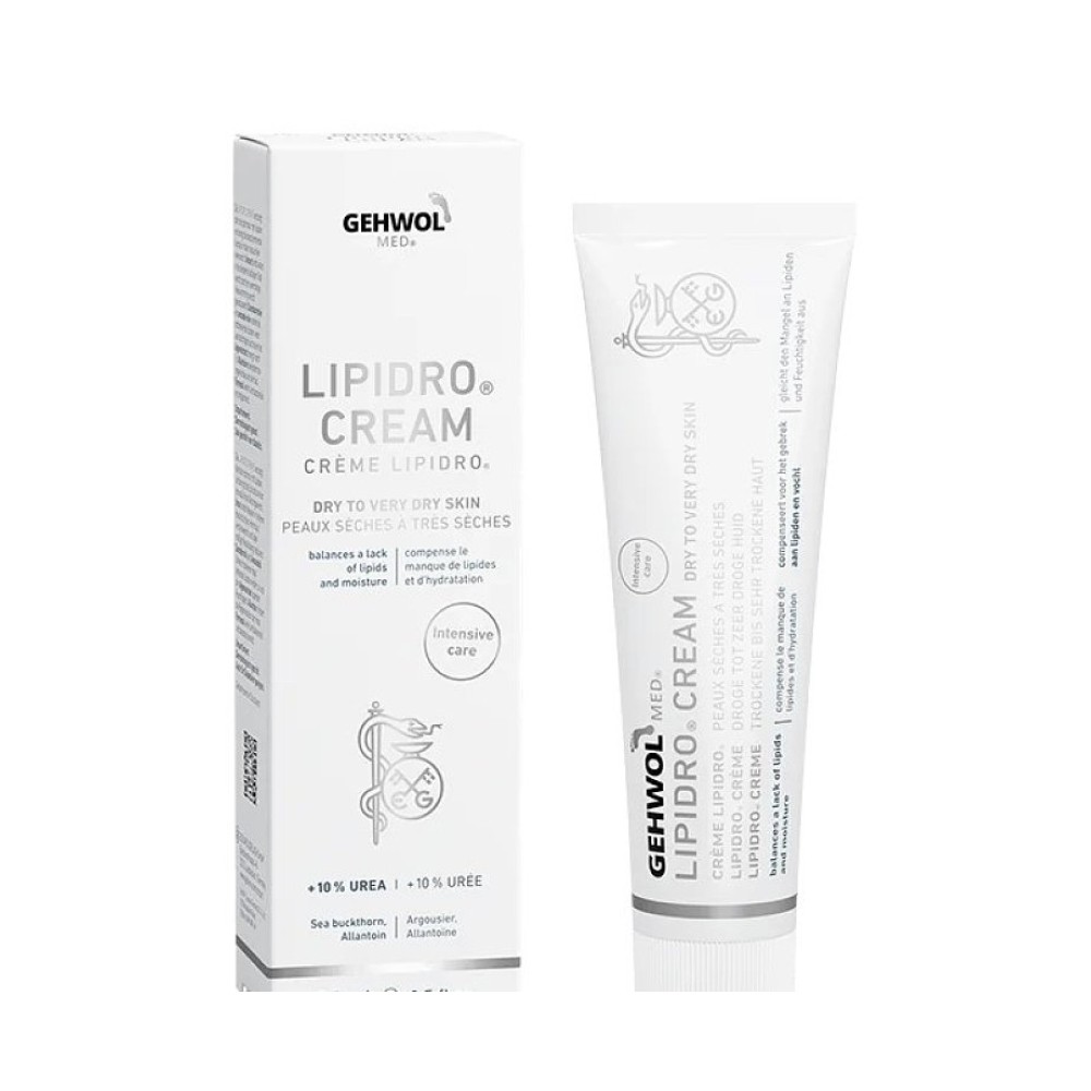 Gehwol Med Lipidro Cream 125ml (Κρέμα για την φροντίδα της ξηρής & ευαίσθητης επιδερμίδας των ποδιών) Ref:1140807