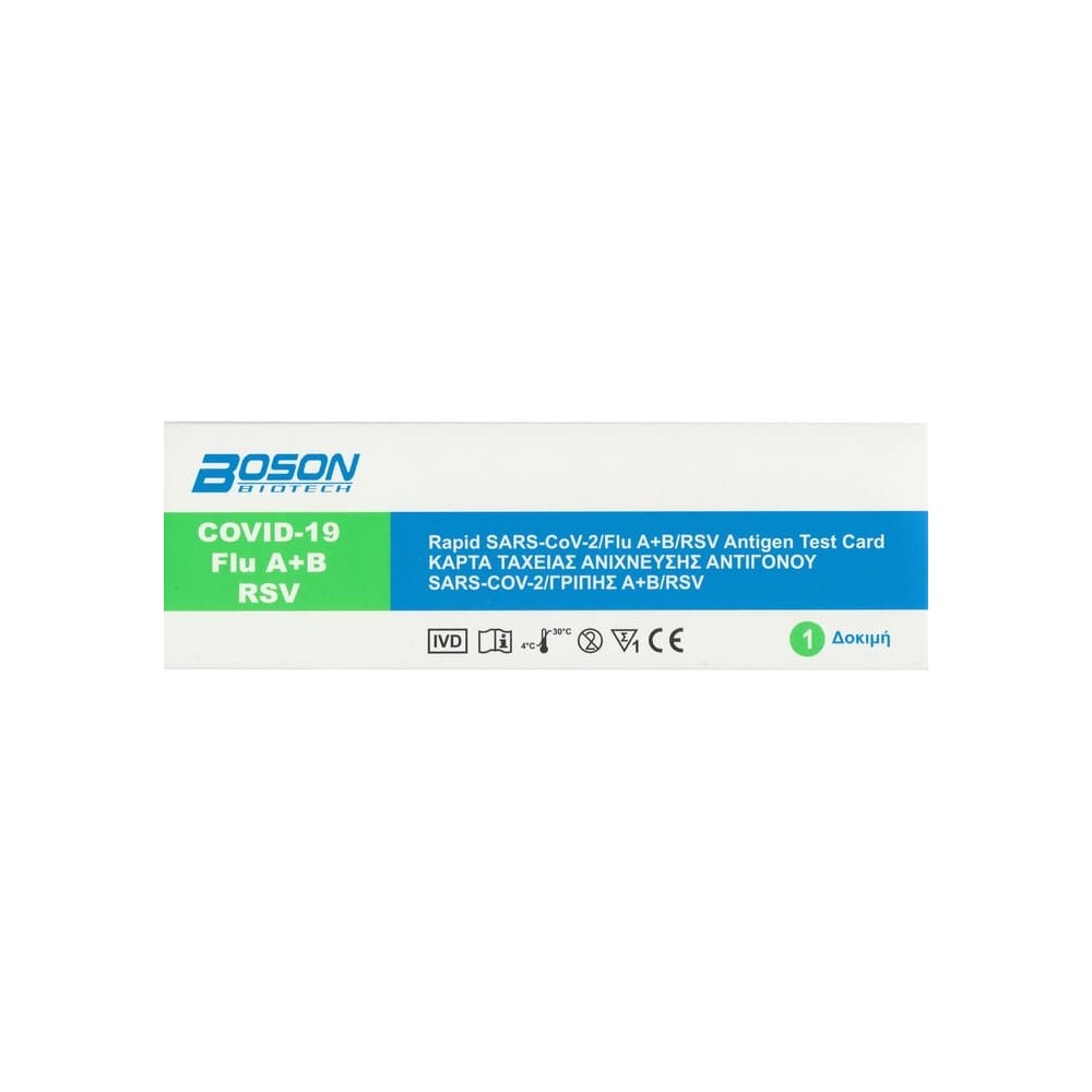 Boson Biotech Rapid Test Covid-19 & Flu A+B, RSV