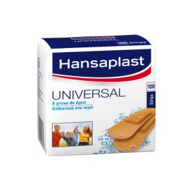 Hansaplast Universal 3.0 x 7.2cm Επιθέματα Ανθεκτικά στο Νερό 100 Τεμάχια