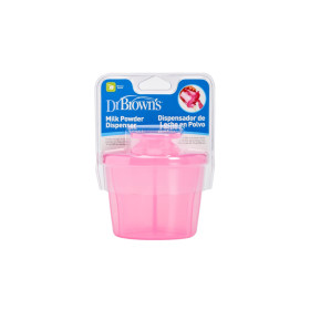 Dr. Brown's Milk Powder Dispenser AC 038 Δοχείο Μεταφοράς Γάλακτος Ροζ, 1 τμχ