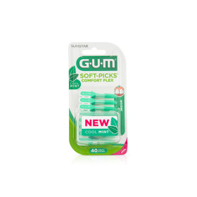GUM - Soft Picks Comfort Fit Cool Mint Medium 670 - 40τεμ.