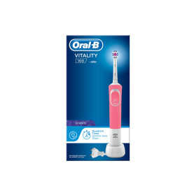 Oral-B Vitality 100 Pink Επαναφορτιζoμενη Ηλεκτρικη Οδοντoβουρτσα, 1 Τεμαχιο